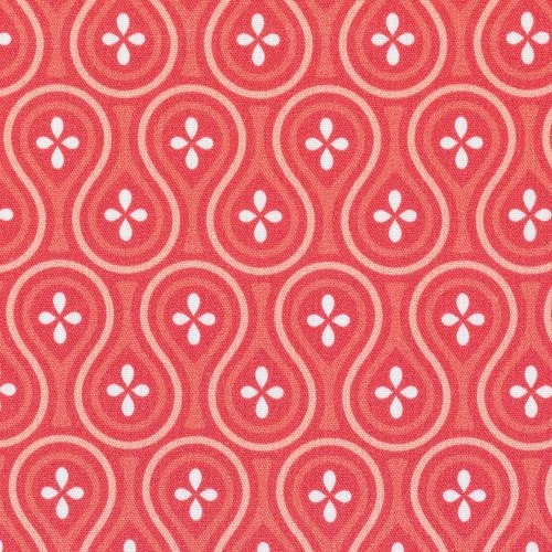 Swafing Baumwolle - Bögen - Koralle